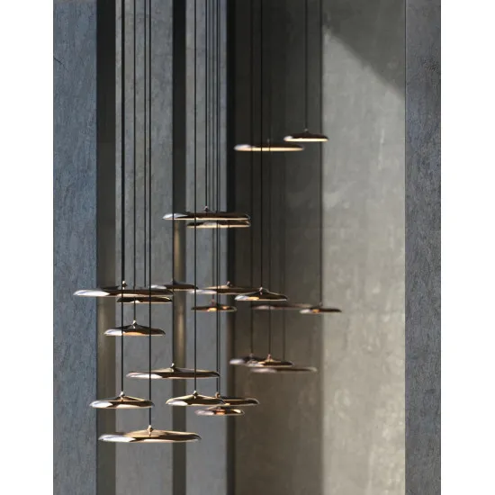 Nordlux Artist  barna LED függesztett lámpa (NOR-83083030) LED 1 izzós IP20