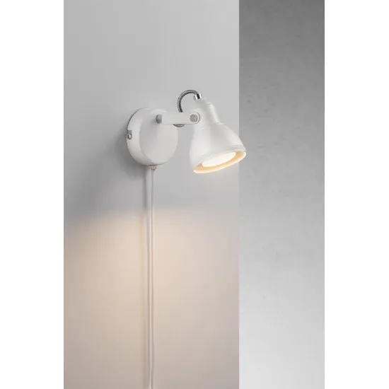 Nordlux Aslak  fehér fali lámpa (NOR-45721001) GU10 1 izzós IP20