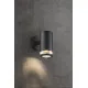 Nordlux Birk Single  fekete vízvédett kültéri fali lámpa (NOR-45521003) GU10 1 izzós IP44