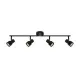 Nordlux Boston 4-rail  fekete mennyezeti lámpa (NOR-2512380103) GU10 1 izzós IP20