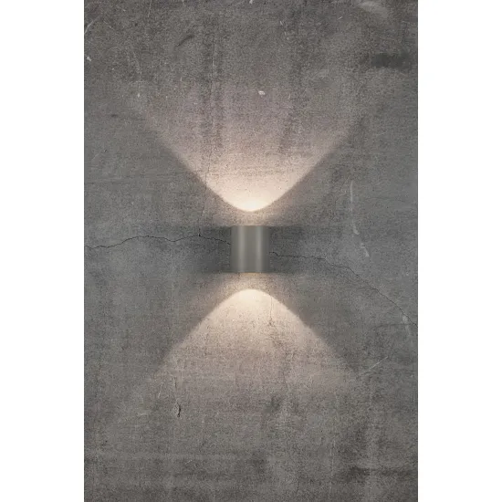 Nordlux Canto 2  szürke LED vízvédett kültéri fali lámpa (NOR-49701010) LED 1 izzós IP44