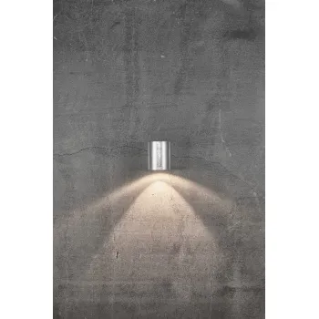 Nordlux Canto 2  ezüst LED vízvédett kültéri fali lámpa (NOR-49701031) LED 1 izzós IP44