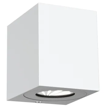 Nordlux Canto Kubi 2  fehér LED vízvédett kültéri fali lámpa (NOR-49711001) LED 1 izzós IP44