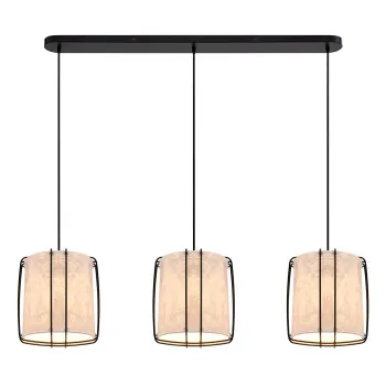 Nordlux Cardine  fehér-fekete függesztett lámpa (NOR-2312443001) E27 3 izzós IP20