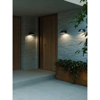 Nordlux Clarso  fekete vízvédett kültéri fali lámpa (NOR-2418211003) E27 1 izzós IP44