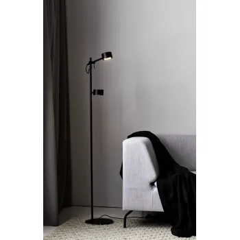 Nordlux Clyde fekete LED állólámpa (NOR-2010844003) LED 1 izzós IP20