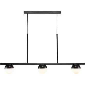 Nordlux Contina 3-Spot  fekete-fehér függesztett lámpa (NOR-2010953003) G9 3 izzós IP20