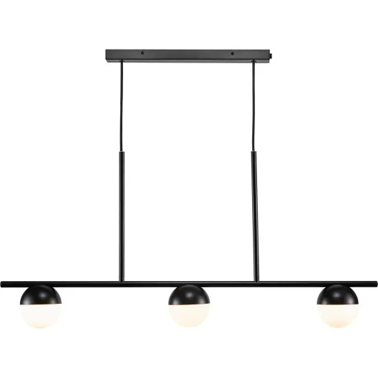 Nordlux Contina 3-Spot  fekete-fehér függesztett lámpa (NOR-2010953003) G9 3 izzós IP20