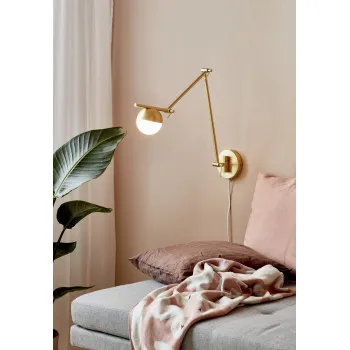 Nordlux Contina  arany-fehér fali lámpa (NOR-2010971035) G9 1 izzós IP20