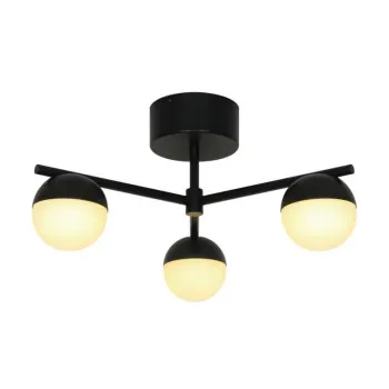 Nordlux Contina  fekete-fehér mennyezeti lámpa (NOR-2512096003) G10 3 izzós IP20