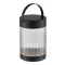 Nordlux Coupar Solar  fekete-átlátszó kültéri hordozható LED asztali lámpa (NOR-2518215003) LED 1 izzós IP44