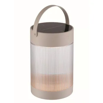 Nordlux Coupar Solar  barna-fehér kültéri hordozható LED asztali lámpa (NOR-2518215009) LED 1 izzós IP44