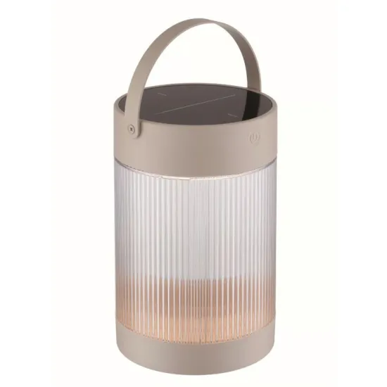 Nordlux Coupar Solar  barna-fehér kültéri hordozható LED asztali lámpa (NOR-2518215009) LED 1 izzós IP44