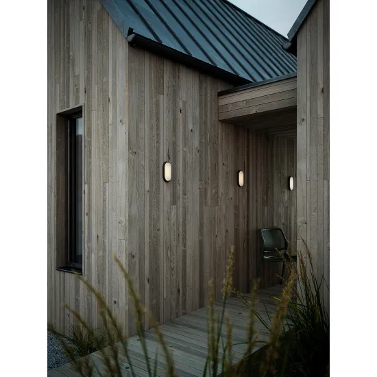 Nordlux Cuba Energy Oval  fekete-fehér LED vízvédett kültéri fali lámpa (NOR-2019181003) LED 1 izzós IP54