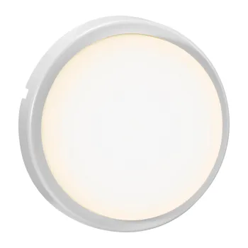 Nordlux Cuba Energy Round  fehér LED vízvédett kültéri fali lámpa (NOR-2019161001) LED 1 izzós IP54