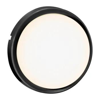 Nordlux Cuba Energy Round  fekete-fehér LED vízvédett kültéri fali lámpa (NOR-2019161003) LED 1 izzós IP54