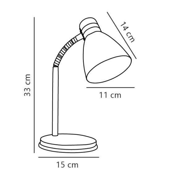 Nordlux Cyclone  fekete asztali lámpa (NOR-73065003) E14 1 izzós IP20