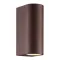 Nordlux Dion Double  rozsdabarna vízvédett kültéri fali lámpa (NOR-2518021009) GU10 1 izzós IP44