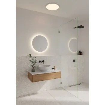 Nordlux Dovina Mirror fehér-átlátszó fürdőszobai tükrös LED fali lámpa (NOR-2310251000) LED 1 izzós IP44