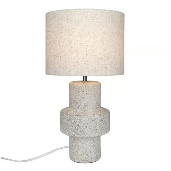 Nordlux Dugan  bézs-szürke asztali lámpa (NOR-2512655009) E14 1 izzós IP20