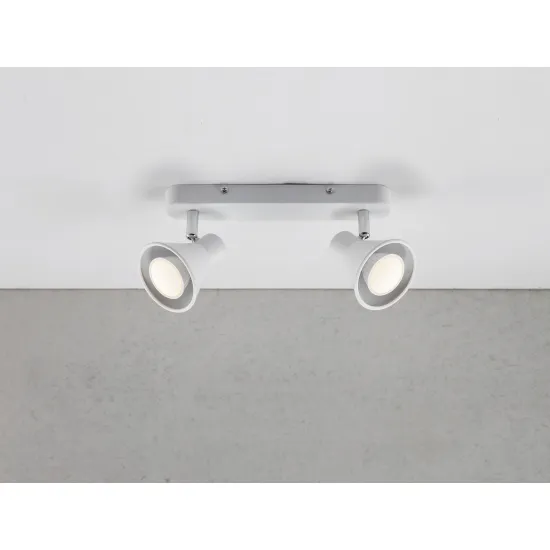 Nordlux Eik fehér mennyezeti spotlámpa (NOR-45770101) GU10 2 izzós IP20