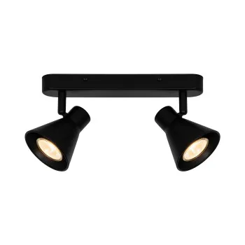 Nordlux Eik fekete mennyezeti spotlámpa (NOR-45770103) GU10 2 izzós IP20