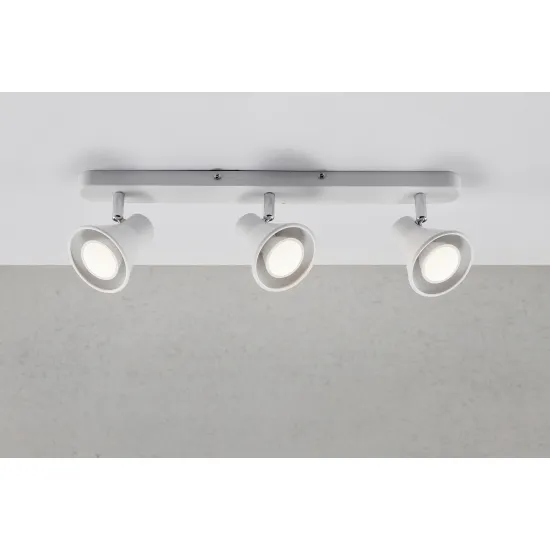 Nordlux Eik fehér mennyezeti spotlámpa (NOR-45780101) GU10 3 izzós IP20