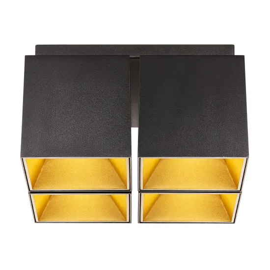 Nordlux Ethan fekete mennyezeti spotlámpa (NOR-2110430103) GU10 4 izzós IP20