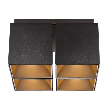 Nordlux Ethan fekete mennyezeti spotlámpa (NOR-2110430103) GU10 4 izzós IP20