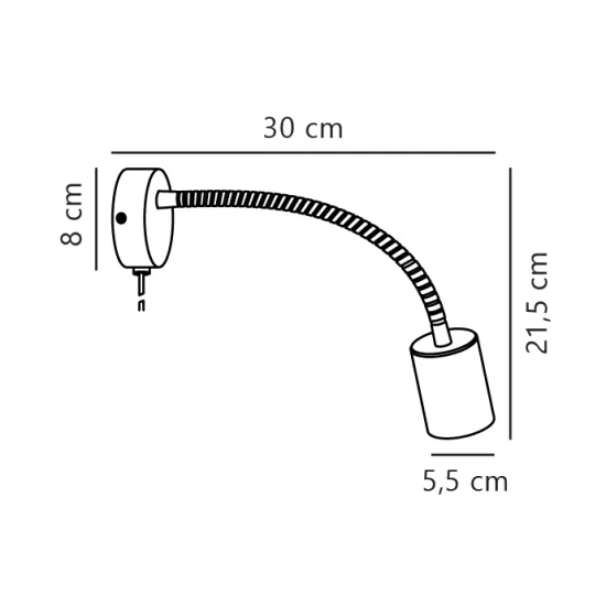 Nordlux Explore fekete fali lámpa (NOR-2113261003) GU10 1 izzós IP20