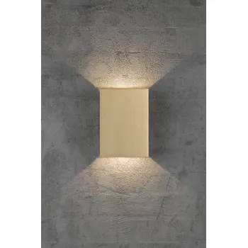 Nordlux Fold 15  arany LED vízvédett kültéri fali lámpa (NOR-2019051035) LED 1 izzós IP54