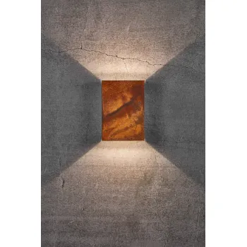 Nordlux Fold 15  barna LED vízvédett kültéri fali lámpa (NOR-2019051038) LED 1 izzós IP54