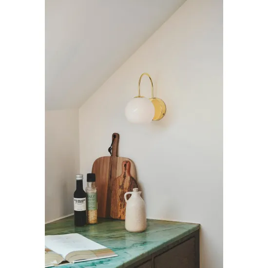 Nordlux Franca  arany-fehér fali lámpa (NOR-2312561035) E14 1 izzós IP20