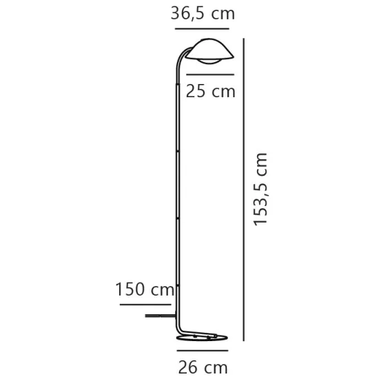 Nordlux Freya fekete állólámpa (NOR-2213124003) E14 1 izzós IP20