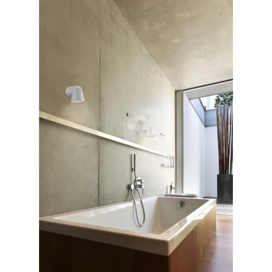 Nordlux Front Single  fehér vízvédett kültéri fali lámpa (NOR-46801001) GU10 1 izzós IP44