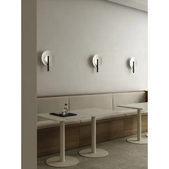 Nordlux Furiko fekete-fehér fali lámpa (NOR-2320241003) G9 1 izzós IP20