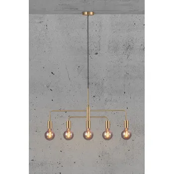 Nordlux Gloom arany függesztett lámpa (NOR-2113053035) E27 5 izzós IP20