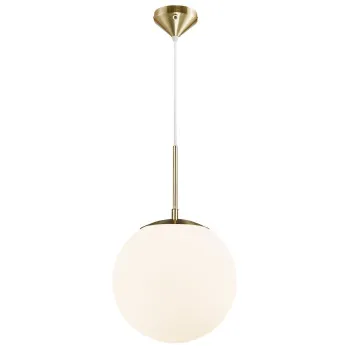 Nordlux Grant arany-fehér függesztett lámpa (NOR-2010563035) E27 1 izzós IP20