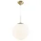 Nordlux Grant arany-fehér függesztett lámpa (NOR-2010573035) E27 1 izzós IP20