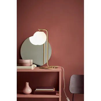 Nordlux Grant arany-fehér asztali lámpa (NOR-46635025) E14 1 izzós IP20