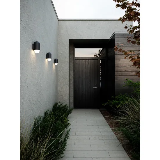 Nordlux Heka  fekete-fehér vízvédett kültéri fali lámpa (NOR-2118211003) E27 1 izzós IP54