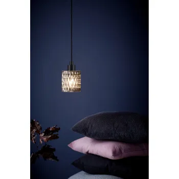 Nordlux Hollywood szürke-fekete függesztett lámpa (NOR-46483047) E27 1 izzós IP20