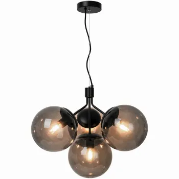 Nordlux Ivona fekete függesztett lámpa (NOR-2112153003) E27 4 izzós IP20