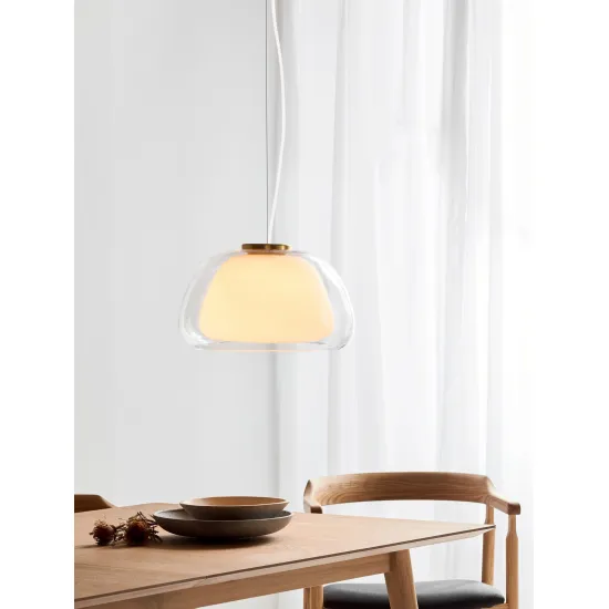 Nordlux Jelly arany-átlátszó függesztett lámpa (NOR-2010783001) E27 1 izzós IP20