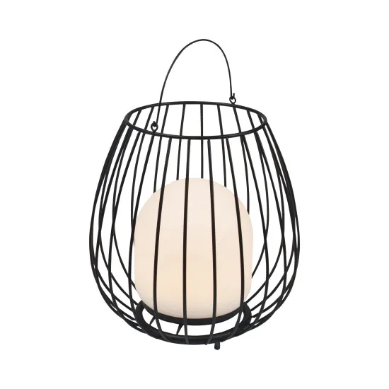 Nordlux Jim To-Go  fekete-fehér kültéri hordozható LED asztali lámpa (NOR-2218105003) LED 1 izzós IP54