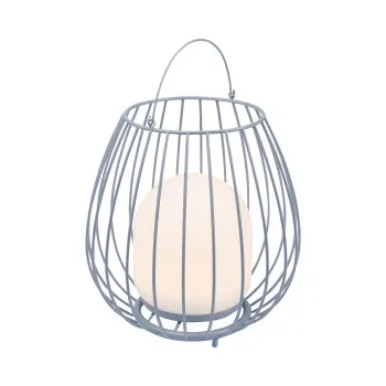 Nordlux Jim To-Go  szürke-fehér kültéri hordozható LED asztali lámpa (NOR-2218105010) LED 1 izzós IP54