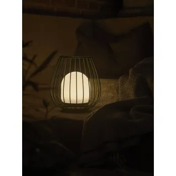 Nordlux Jim To-Go  zöld-fehér kültéri hordozható LED asztali lámpa (NOR-2218105023) LED 1 izzós IP54