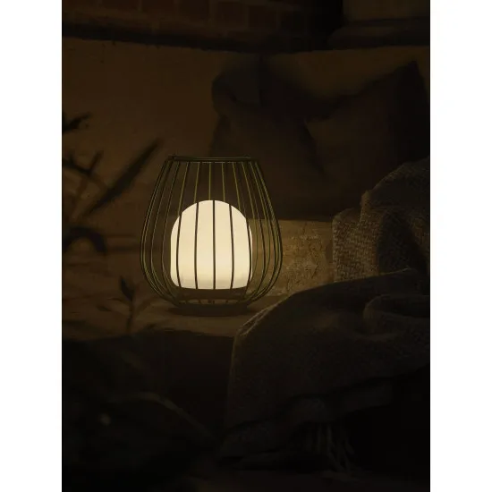 Nordlux Jim To-Go  zöld-fehér kültéri hordozható LED asztali lámpa (NOR-2218105023) LED 1 izzós IP54