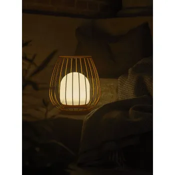 Nordlux Jim To-Go  narancs-fehér kültéri hordozható LED asztali lámpa (NOR-2218105027) LED 1 izzós IP54