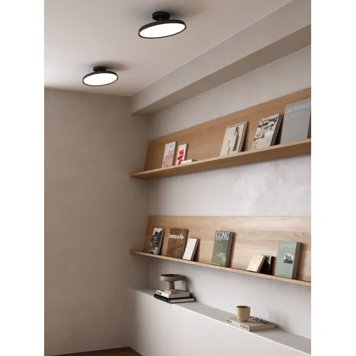 Nordlux Kaito Pro fekete LED mennyezeti lámpa (NOR-2320546003) LED 1 izzós IP20